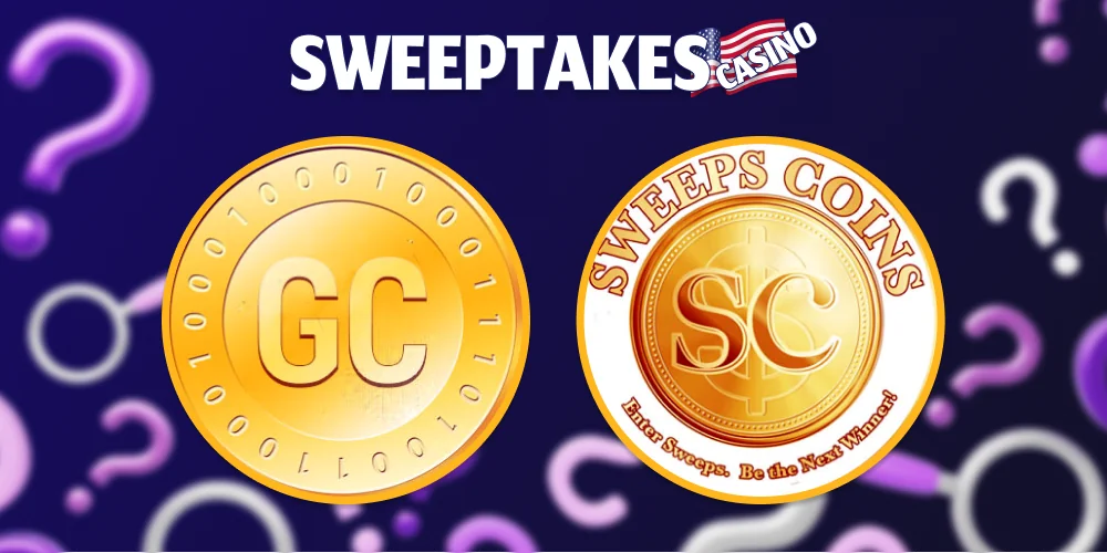 The difference between Sweep coins and Gold Coins at US Casinos